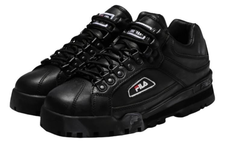 Кроссовки FILA Lifestyle Shoes Men Low-top Black, черный — фото 2