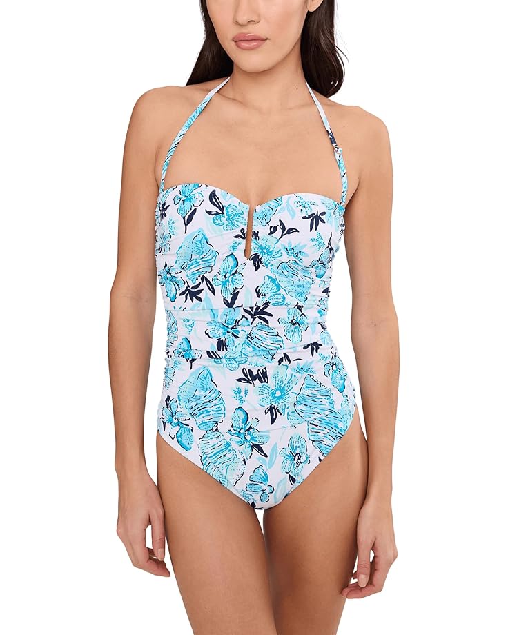 

Женский купальник Lilly Pulitzer Farlee One Piece, Resort White Seashell Splendor