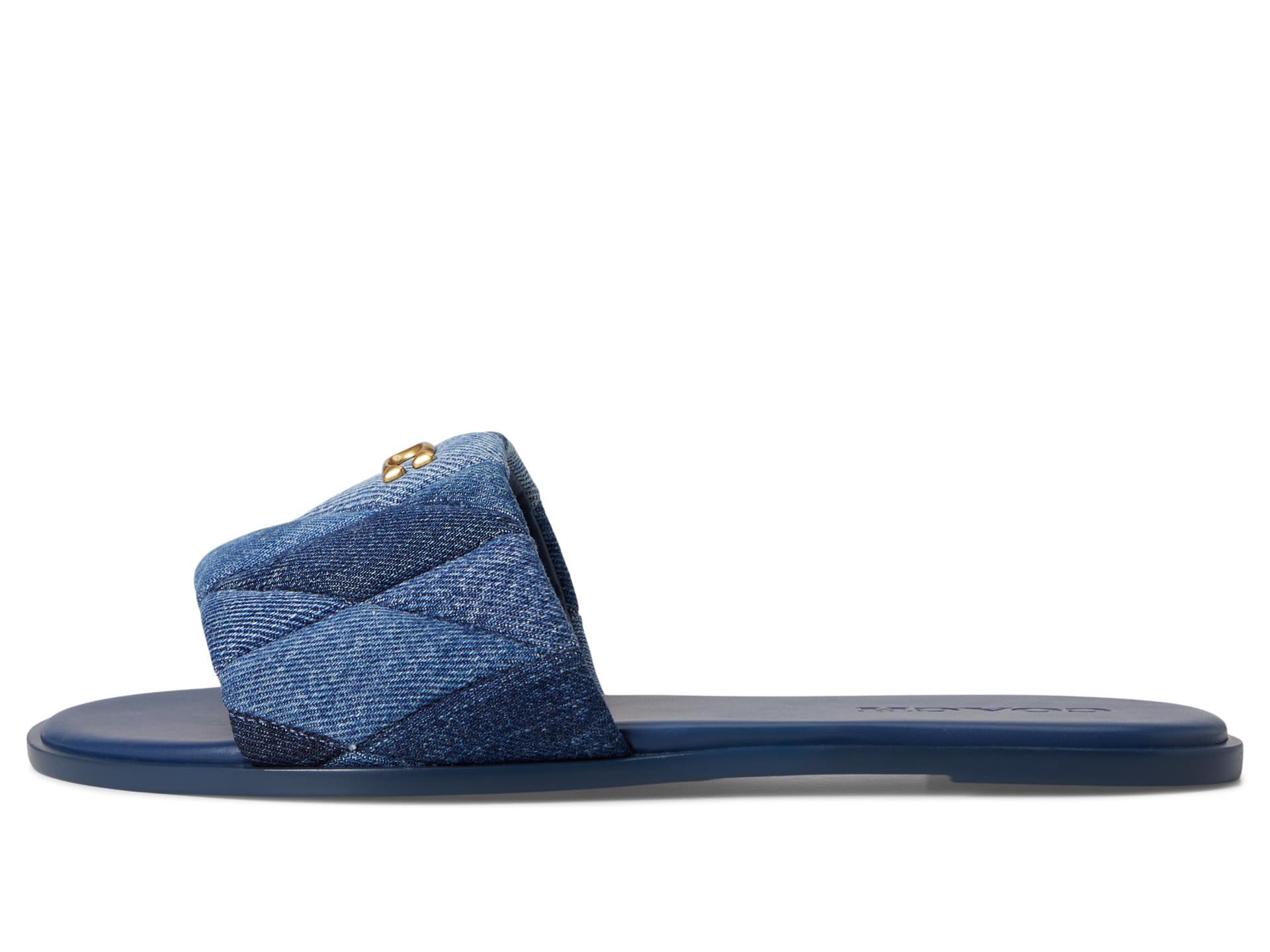 Сандалии COACH Holly Sandals with Quilting, цвет Denim Multi — фото 4