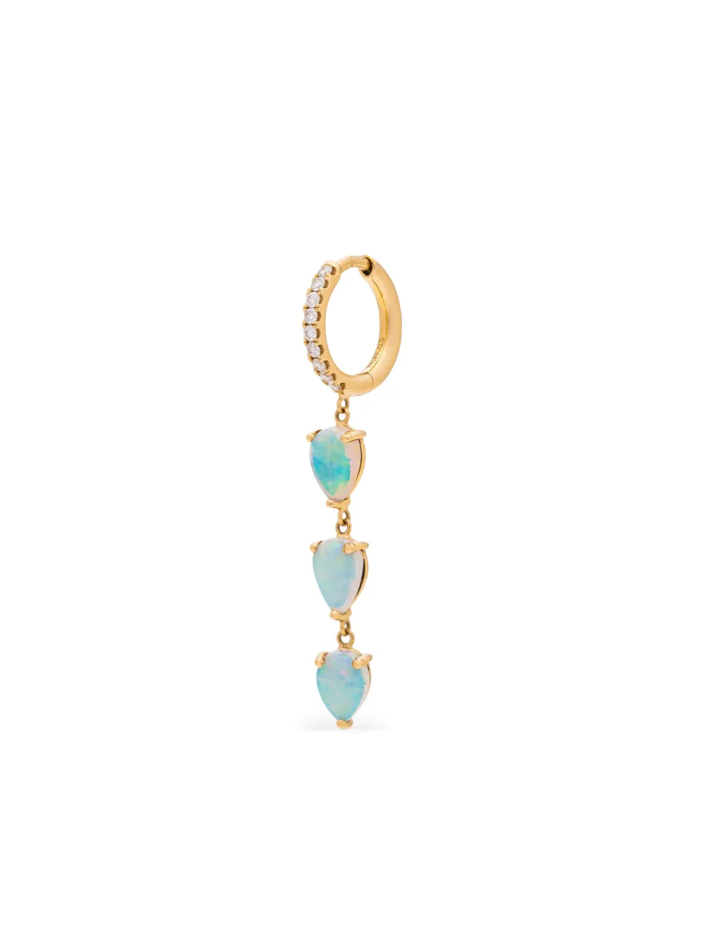 

Серьги-подвески из желтого золота с бриллиантами Stone Fine Jewelry, золотой
