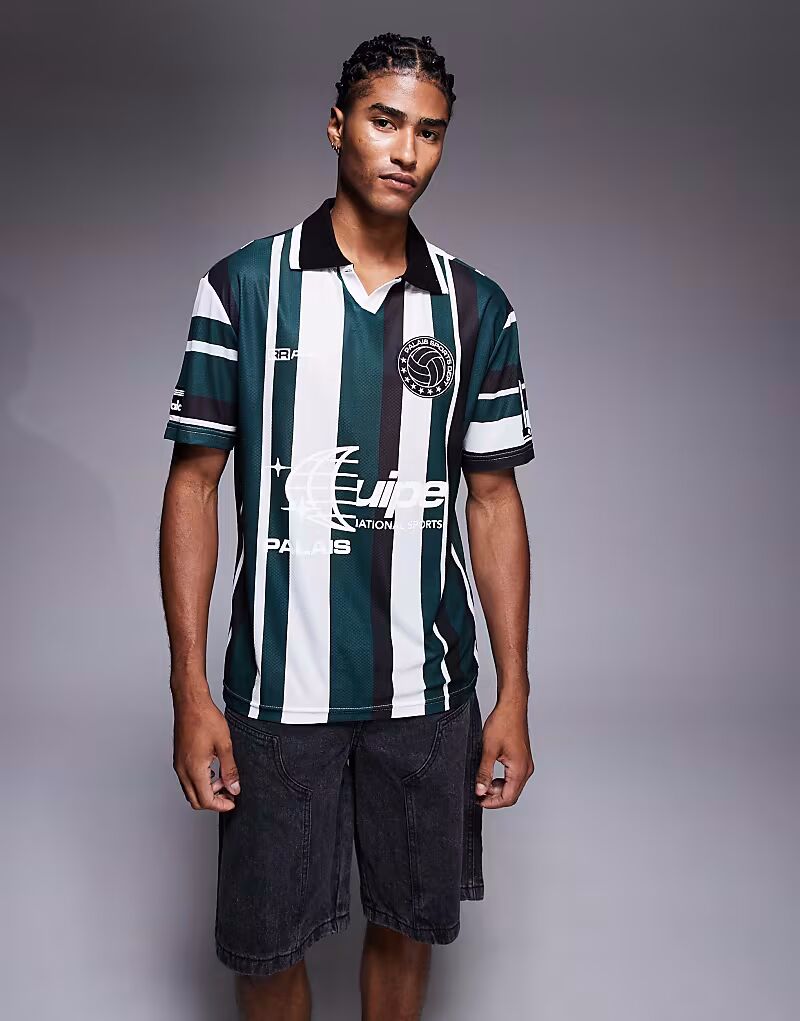 

Футбольное поло с полосками River Island, разноцветный