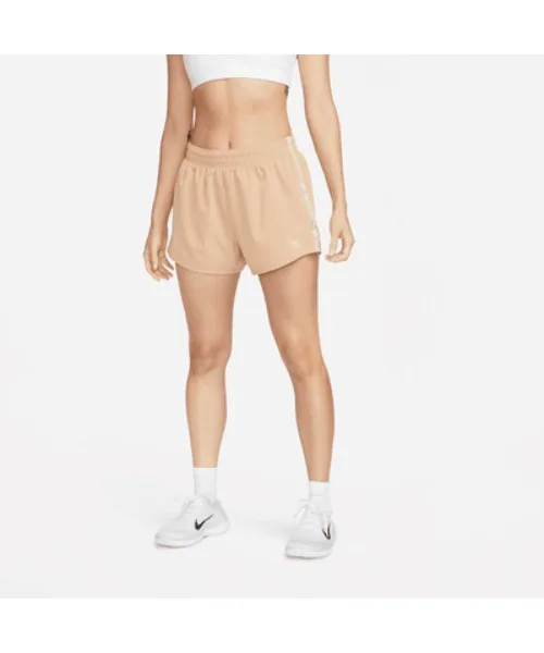 Женские шорты для бега Nike Dri-FIT Air DF MR 3-inch коричневые — фото 3