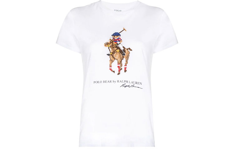 

Polo Ralph Lauren Футболка женская белая, Белый, Polo Ralph Lauren Футболка женская белая