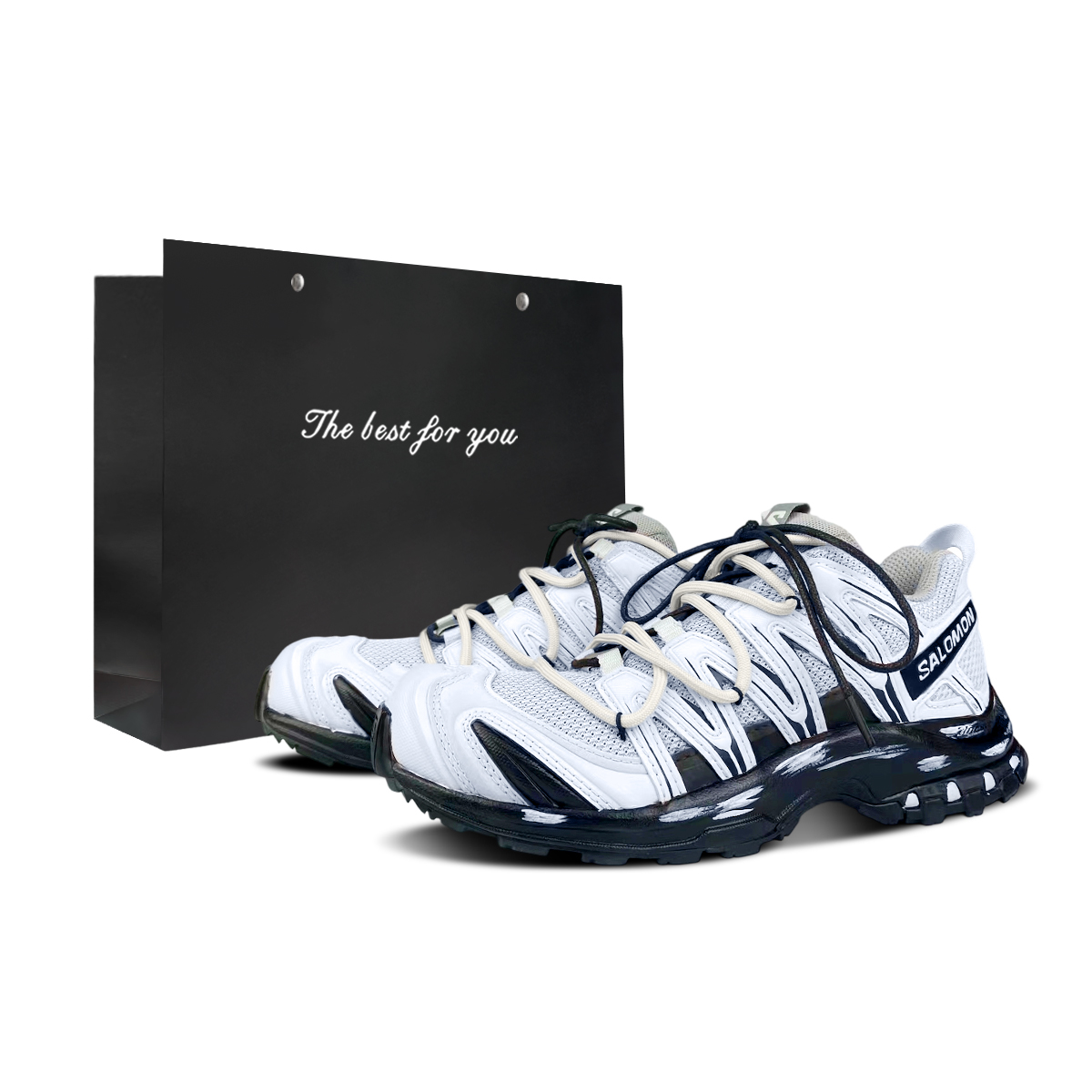 

Кроссовки для бега XA PRO 3D Cushioning Support низкие Unisex Blue SALOMON, черный