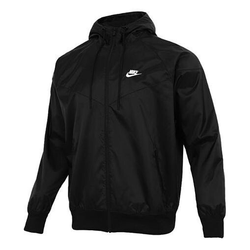 

Куртка Nike Sportswear Windrunner Sports Training hooded Woven Jacket Black, черный