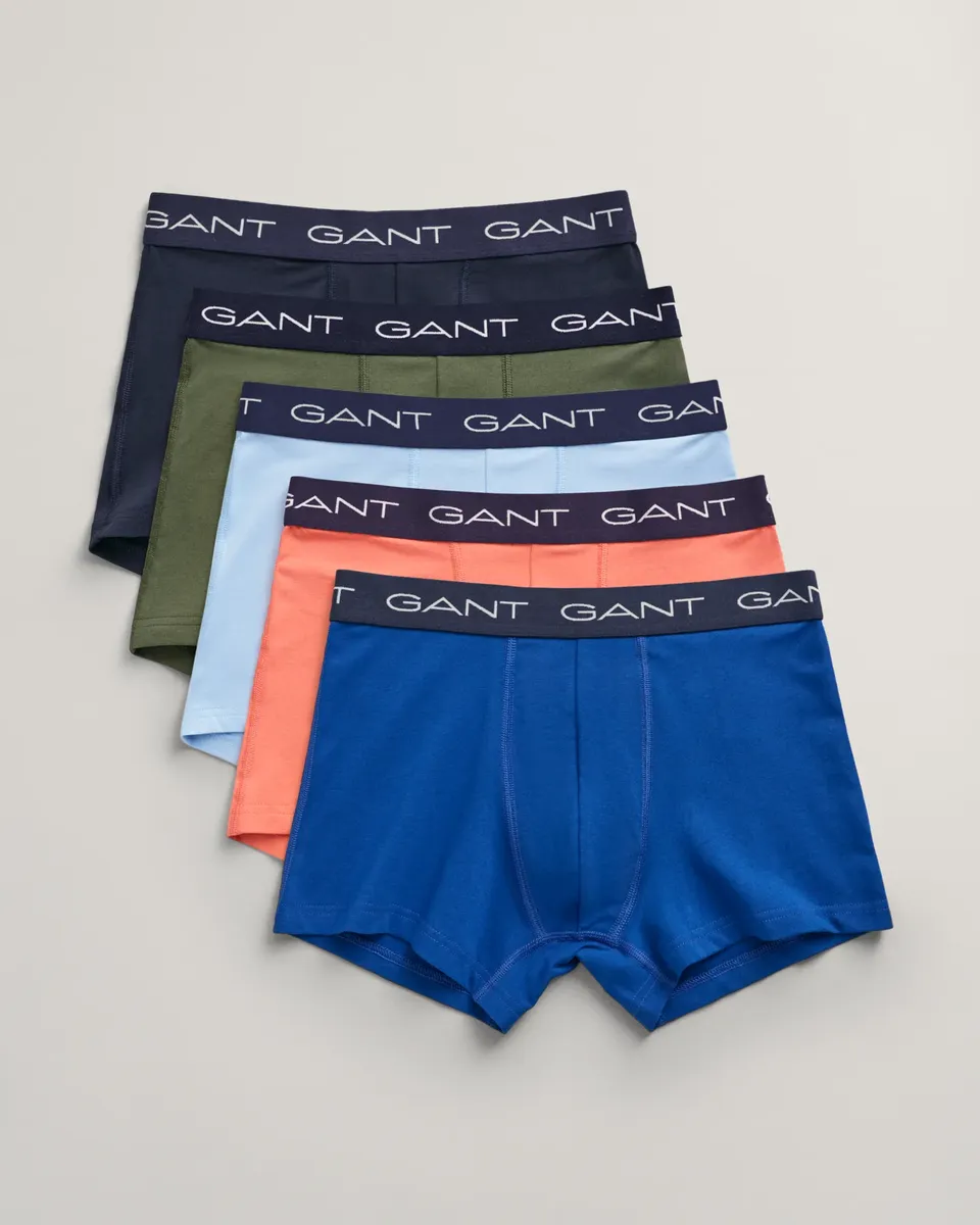 

Трусы-боксеры Gant "TRUNK 5-PACK" (упаковка, 5 шт., 5 шт.), с эластичным поясом с логотипом GANT, синий