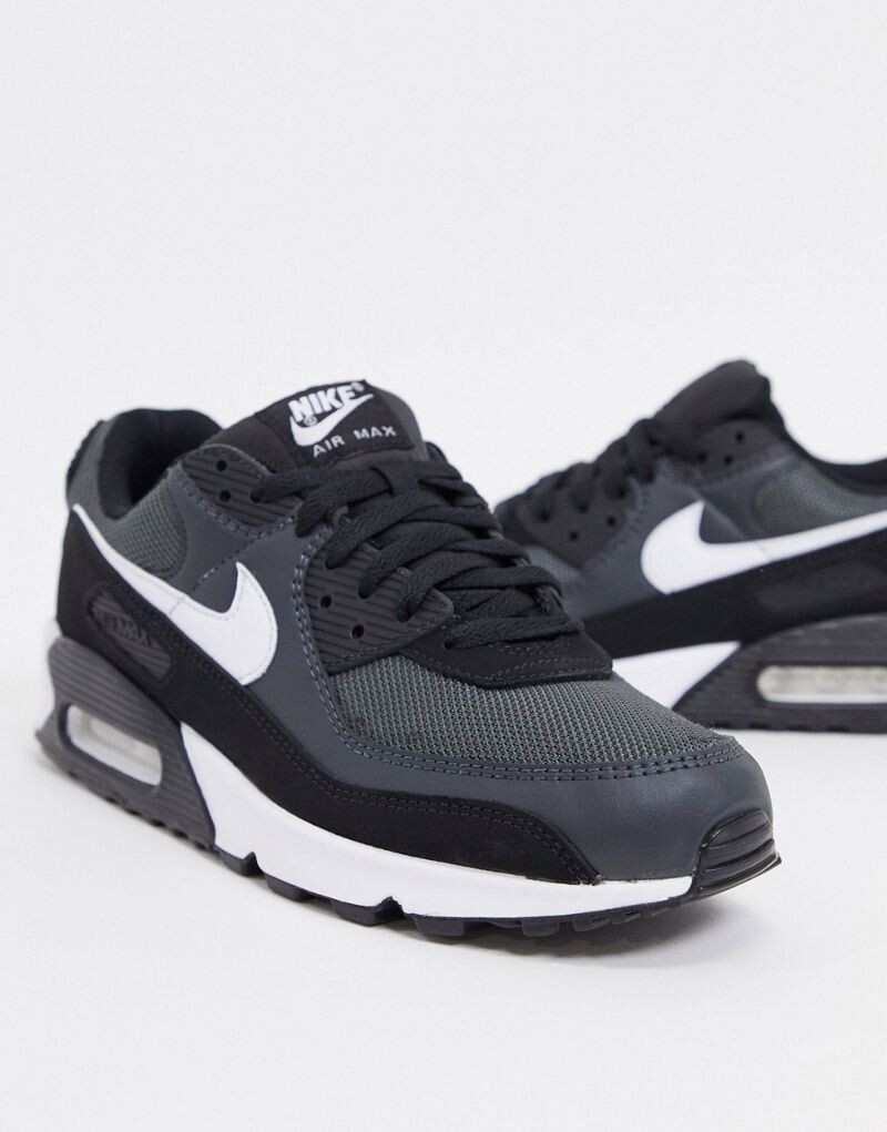

Черно-белые кроссовки Nike Air Max 90, Черный, Черно-белые кроссовки Nike Air Max 90