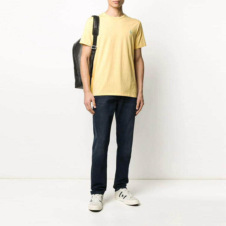Футболка мужская желтая Polo Ralph Lauren, желтый — фото 2