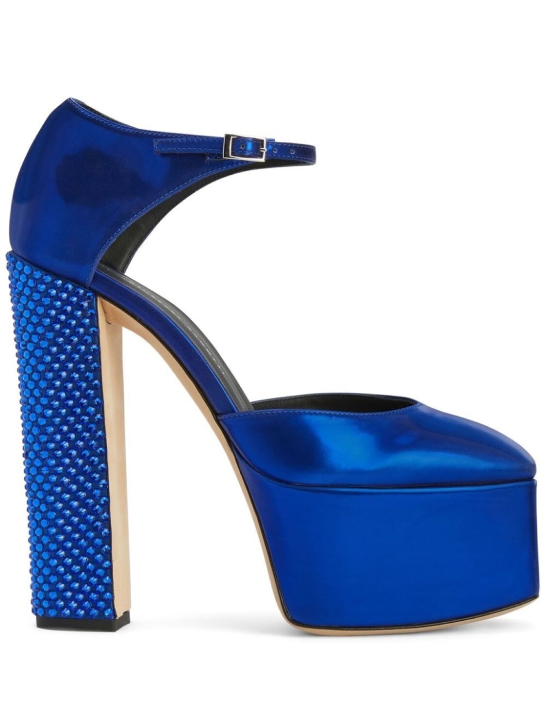 Giuseppe Zanotti туфли Bebe Pixel на платформе, синий