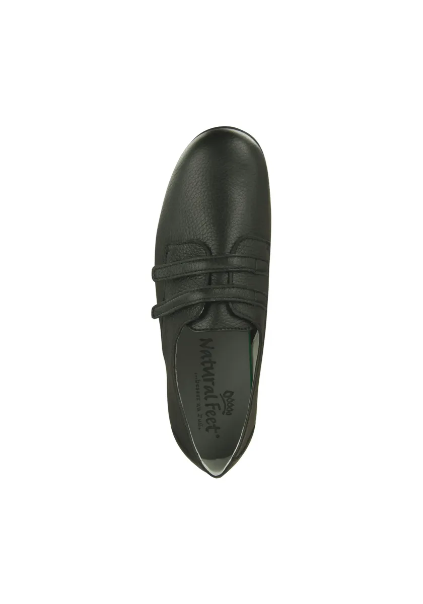 Натуральные тапочки "Kletter Frieda", из гибкой кожи оленя Natural Feet, черный — фото 3