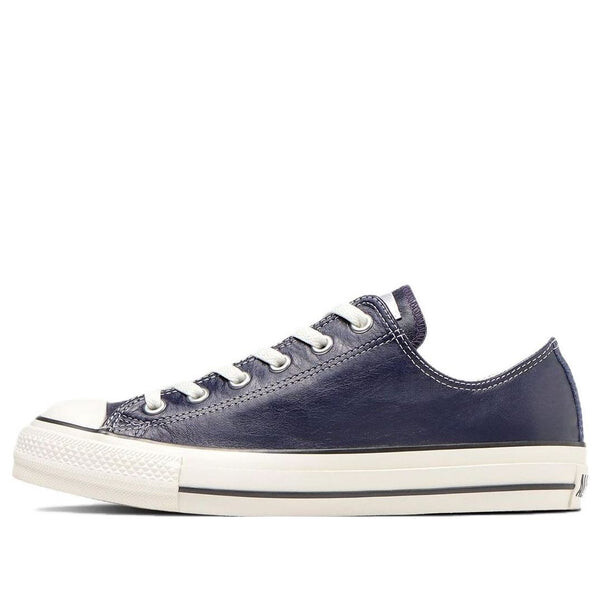 

Кроссовки chuck taylor all star olive green leather ox 'navy' Converse, синий