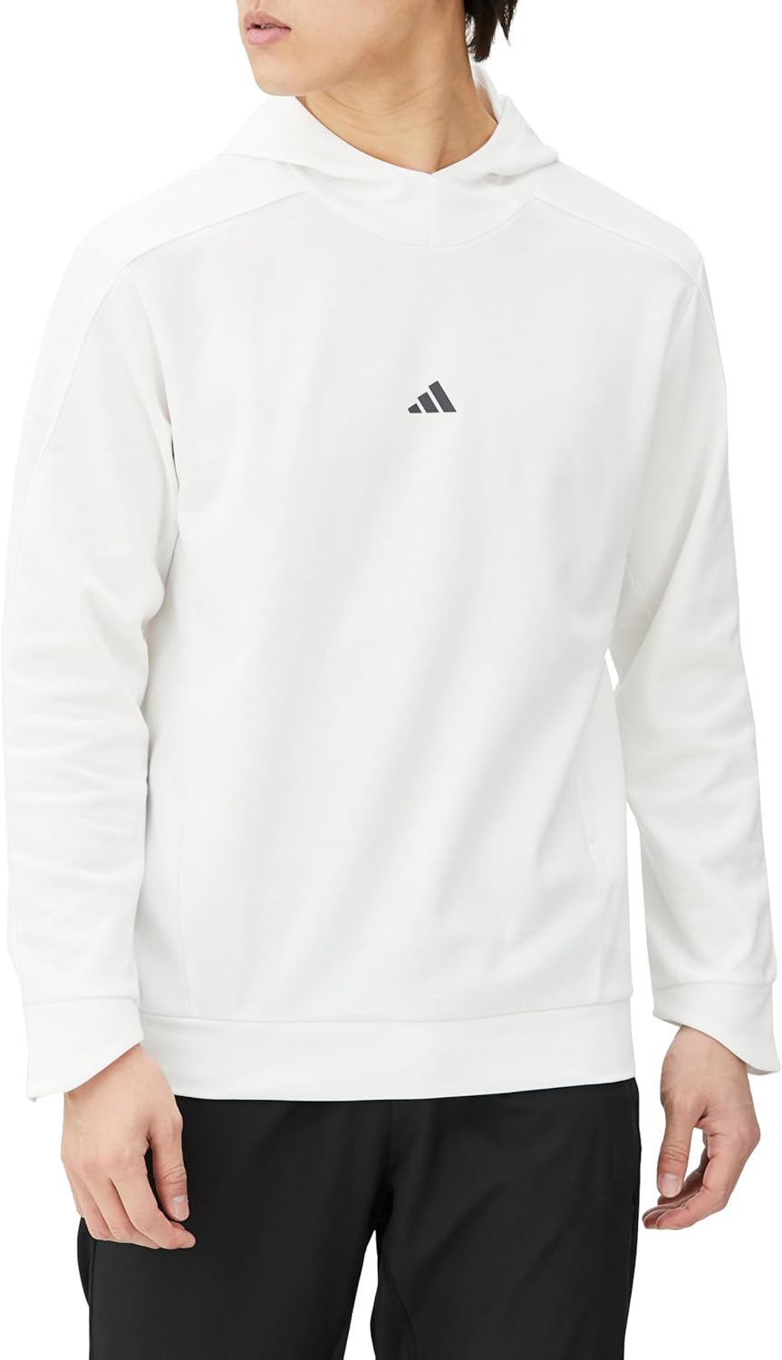 

Мужская толстовка с капюшоном IJM71 для йоги и тренировок Adidas, белый