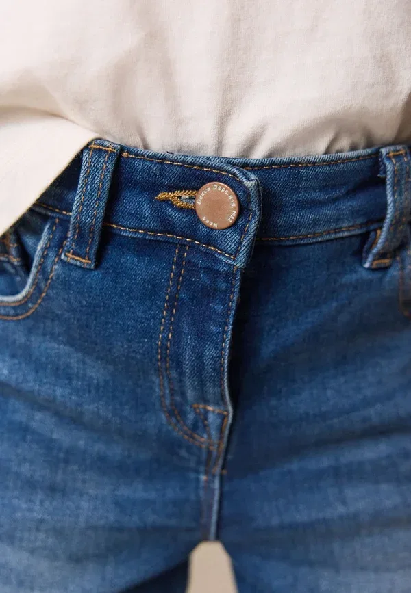 Джинсы skinny fit Next, mid blue, средне-голубой