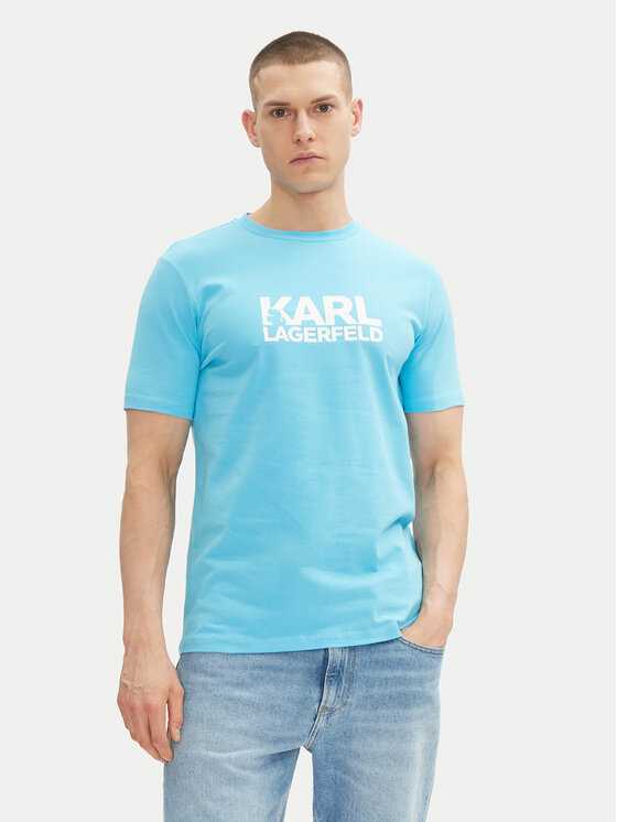 

Футболка обычного кроя 755087 552235 Karl Lagerfeld, голубой