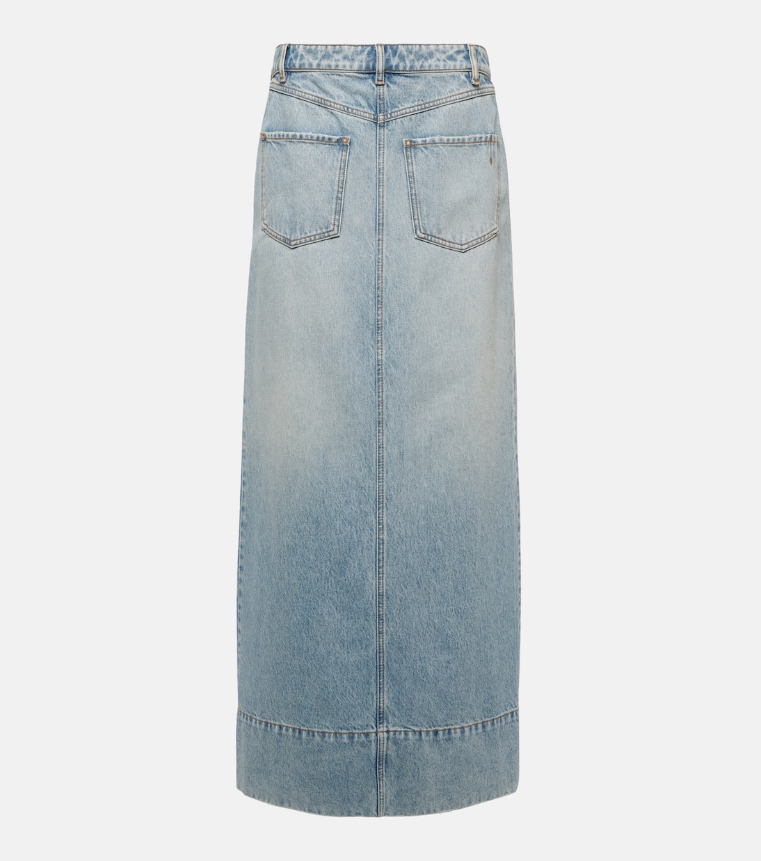 

Длинная юбка из денима Piave Sportmax, Chiaro Used