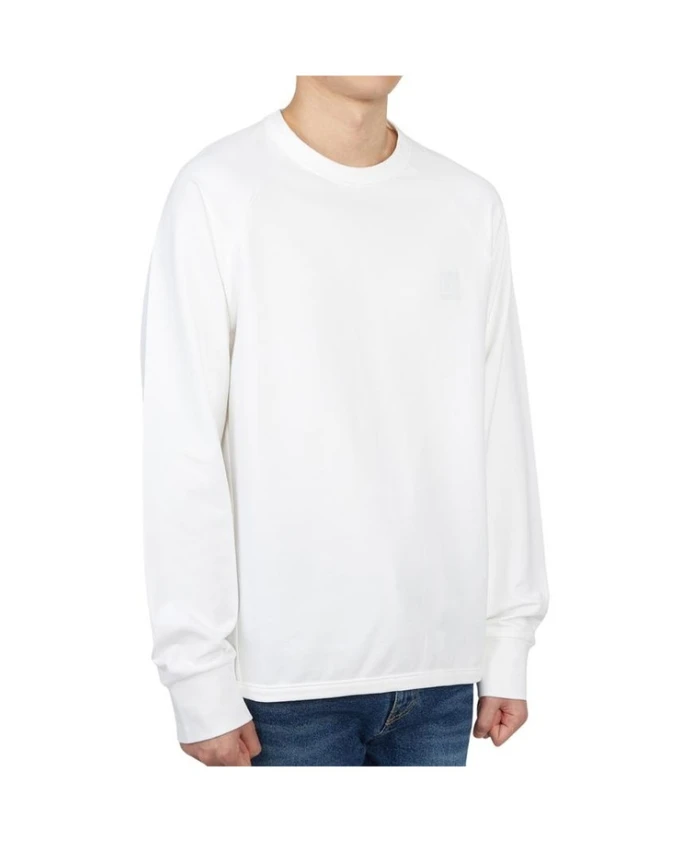 

Толстовка с круглым вырезом из эластичного флиса C.P. Company, белый