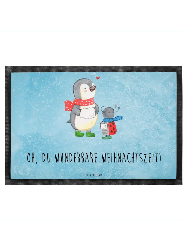 

Коврик Mr & Mrs Panda Smörle Winterzeit, цвет eisblau