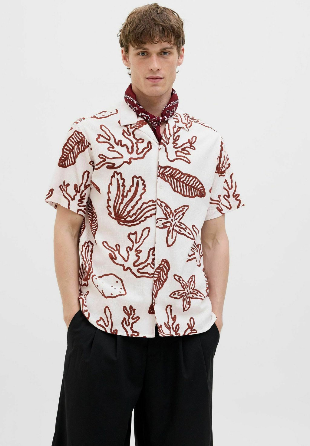 

Рубашка Jack & Jones, кремовый