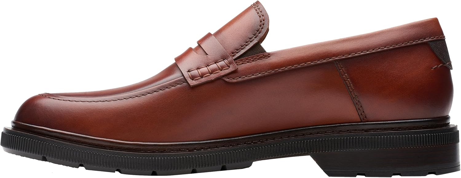 Мужские лоферы Clarks Burchill Penny, светло-коричневый — фото 2