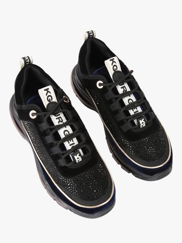 Настоящие кроссовки на шнуровке KG Kurt Geiger, черный — фото 2