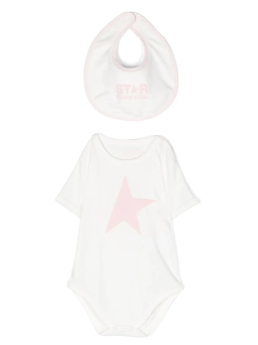 

Боди с принтом Golden Goose Kids, белый