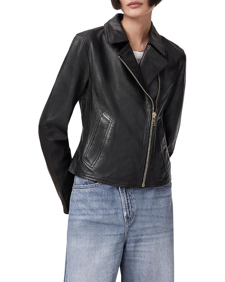 

Женское пальто AllSaints Vela Biker, Black/Gold