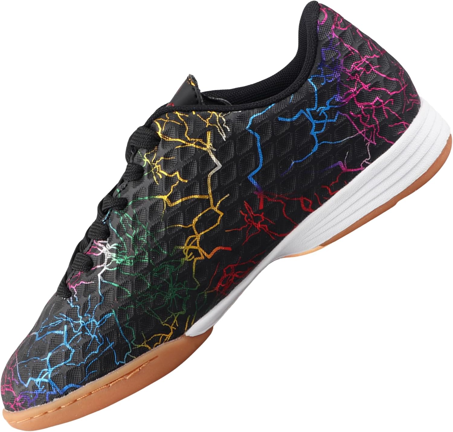 

Детские футбольные кроссовки Vizari Zodiac, Искусственные и машинной стирки, Прочные футбольные ботинки с немаркой резиновой подошвой для максимального сцепления для мальчиков и девочек, черный