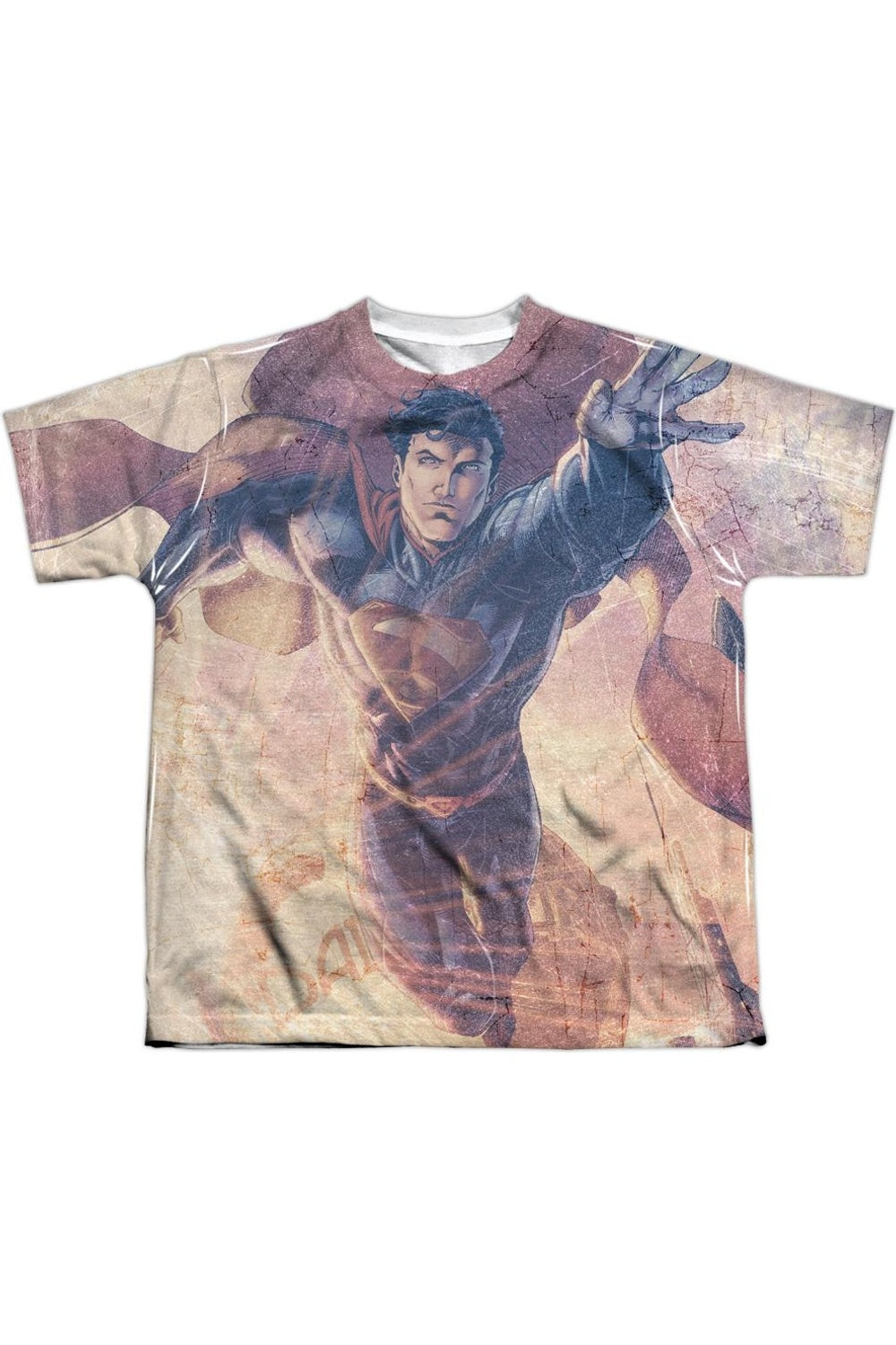 

Футболка с коротким рукавом для детей Superman Soar Above Gildan, белый