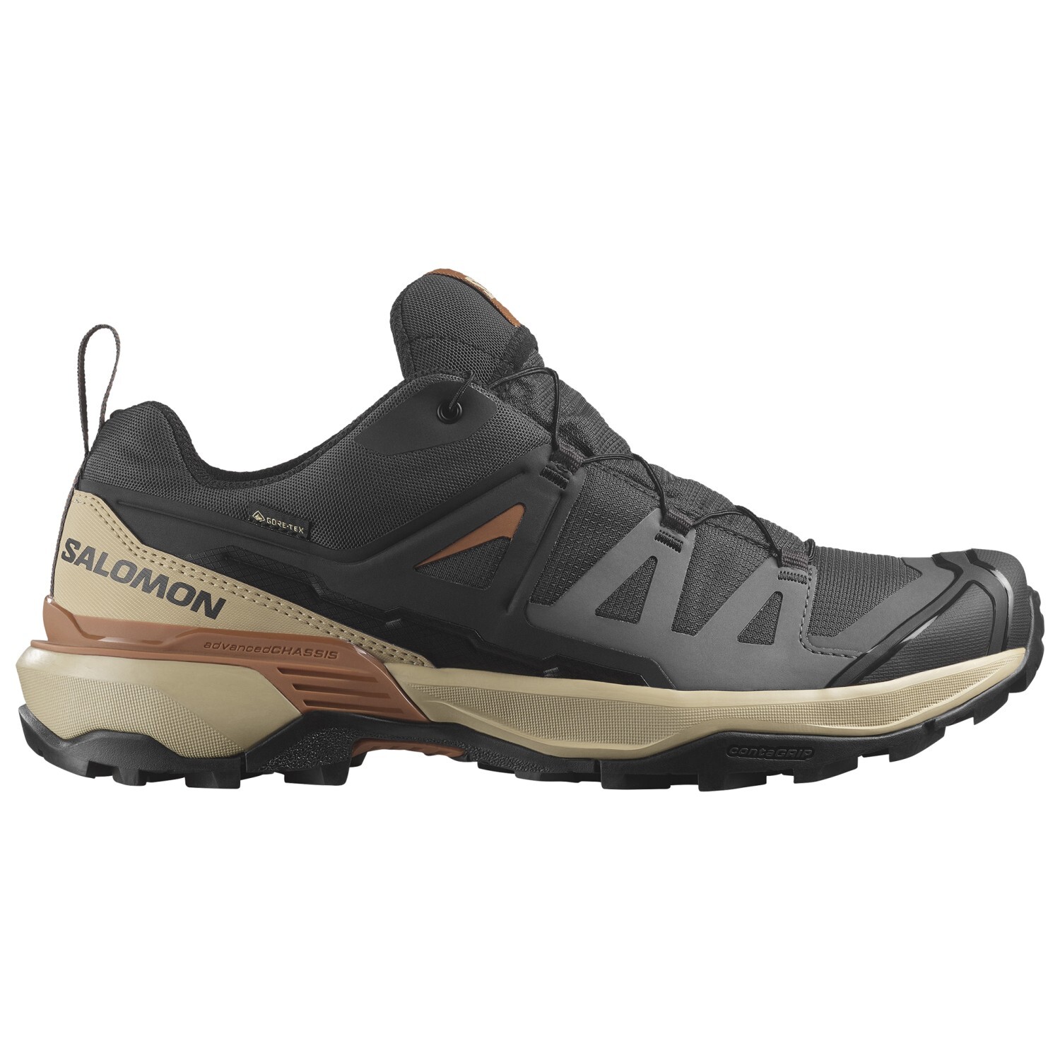 

Мультиспортивная обувь Salomon X Ultra 360 GTX, цвет Phantom/Safari/Caramel Cafe
