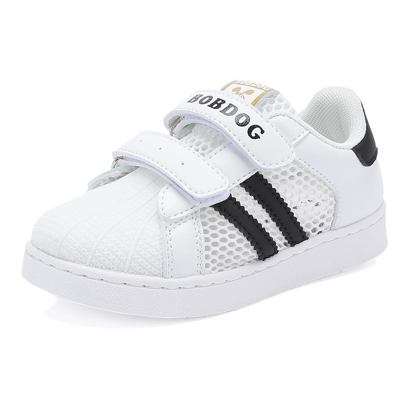 

Кроссовки BOBDOG Kids Skateboarding Shoes Kids Low-top, белый/черный