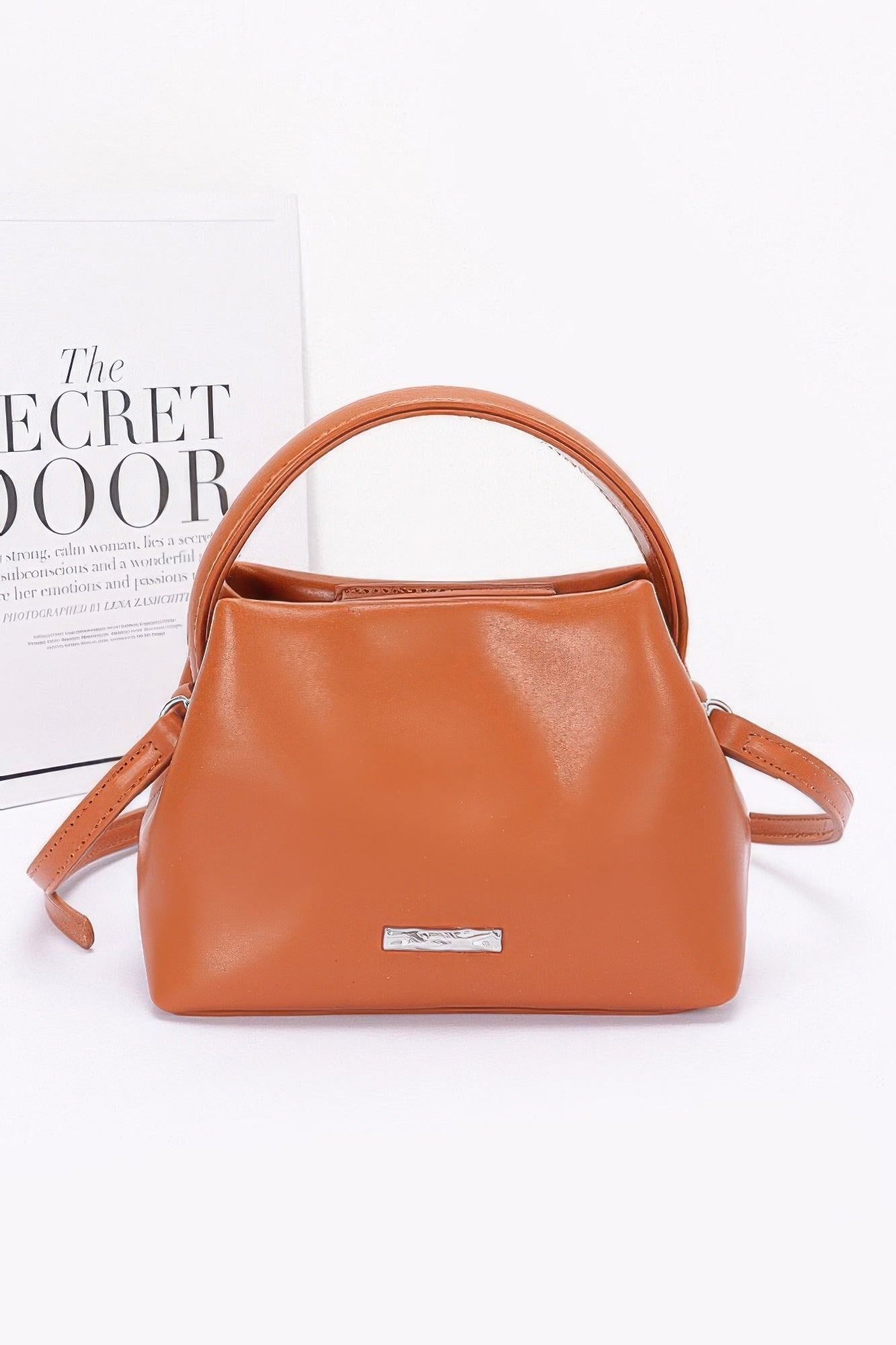 

Искусственная кожа сумка-тоут FASHNZFAB, коричневый