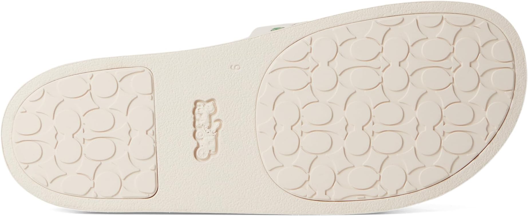 Сандалии COACH Udele Sport Slide with Sketch Print, цвет Chalk — фото 3
