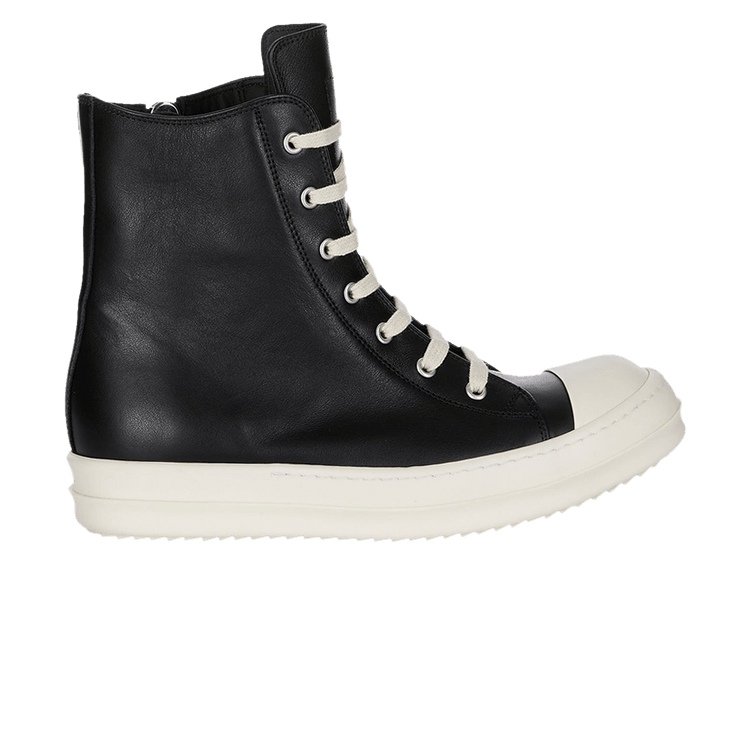 

Кроссовки Rick Owens Rick Owens Concordians Leather High 'Black Milk', черный