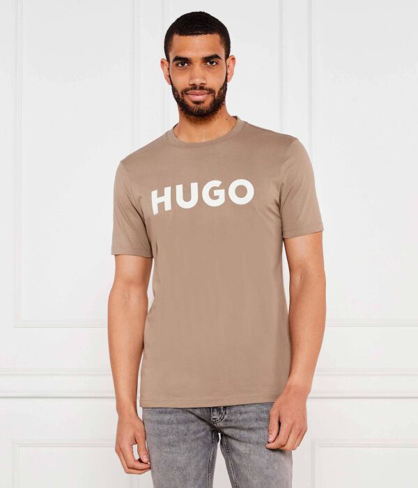 

Футболка синего цвета Regular fit Hugo, желтый
