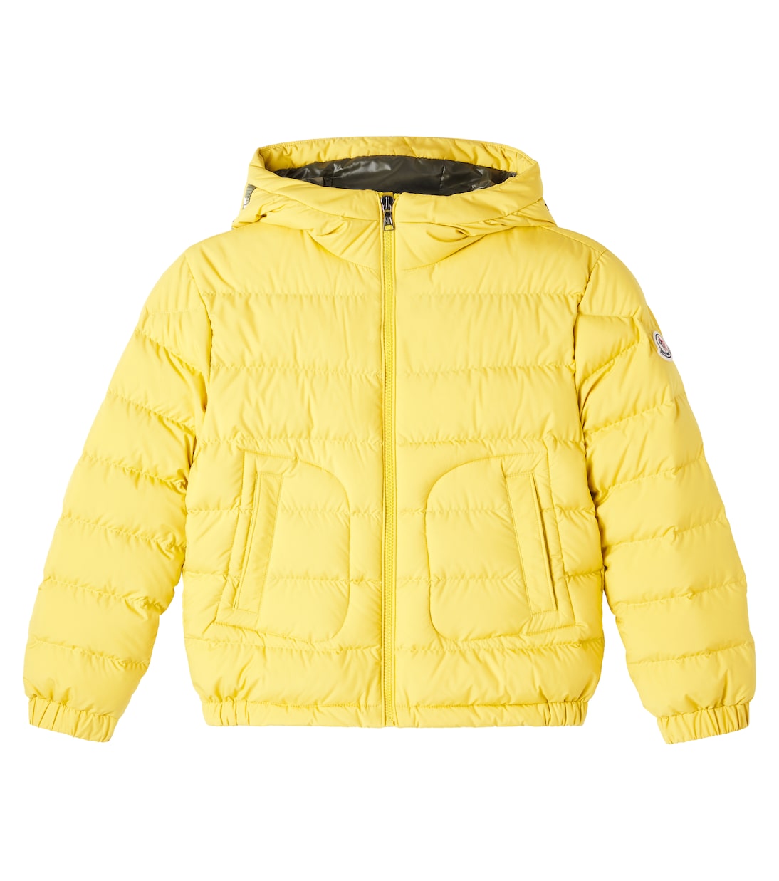 

Пуховик Grecois Moncler Enfant, желтый