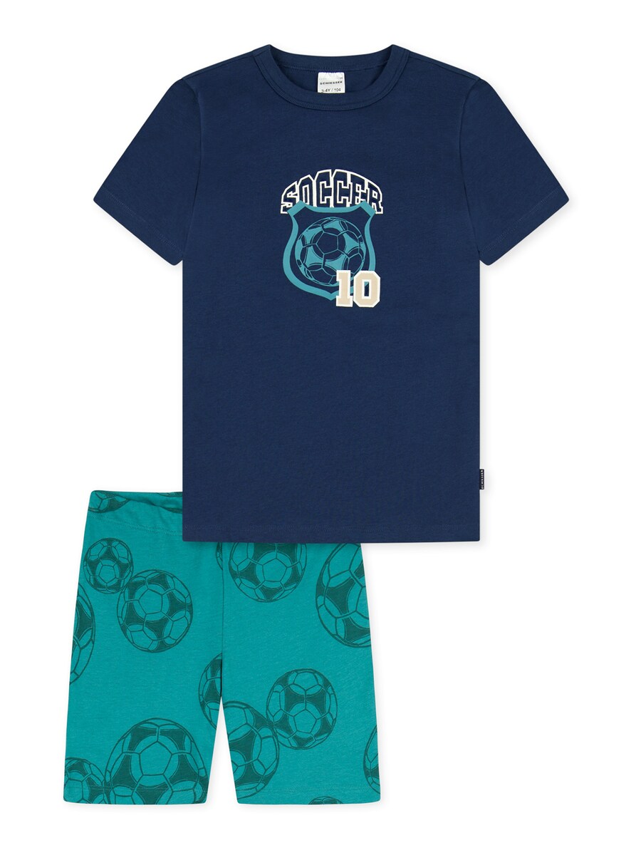 

Пижама SCHIESSER Boys World, цвет Night blue/Azure