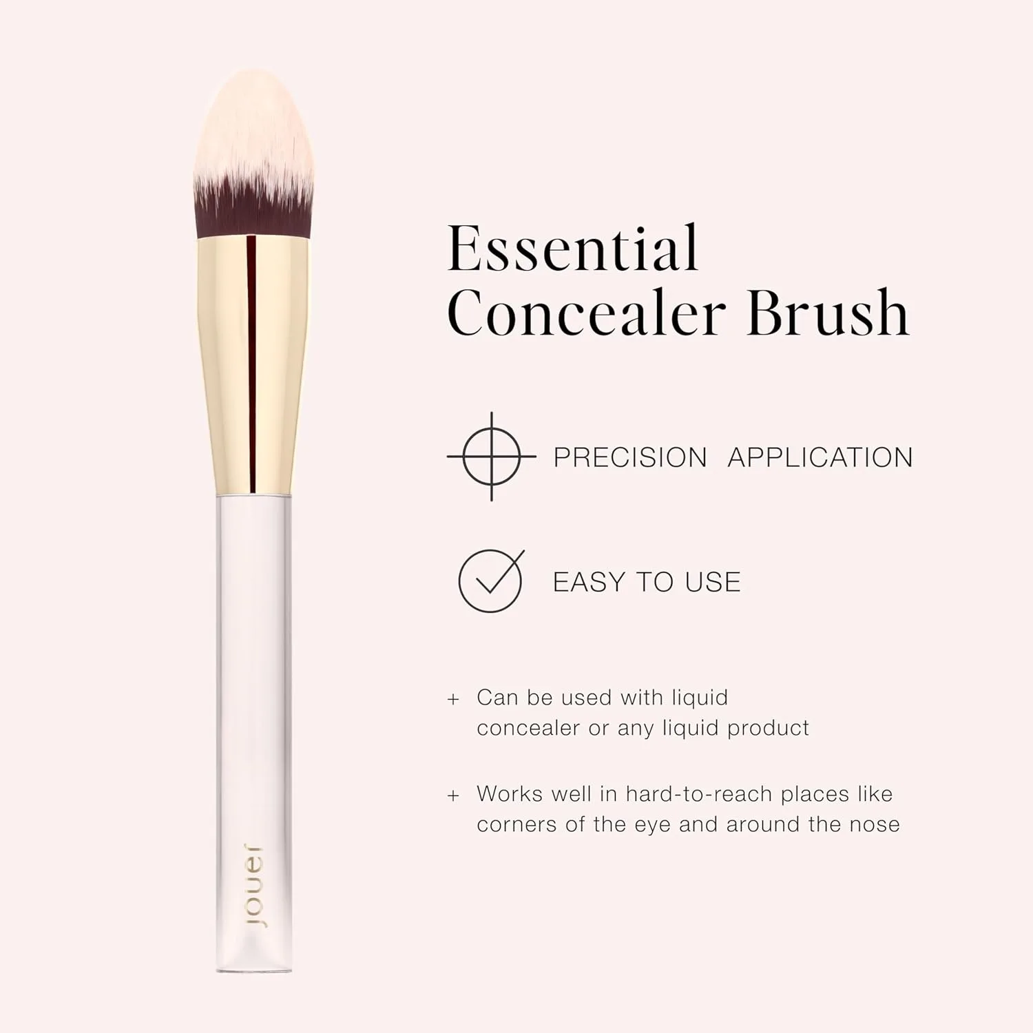 Кисть для консилера Essential Precision Jouer, Pink — фото 2