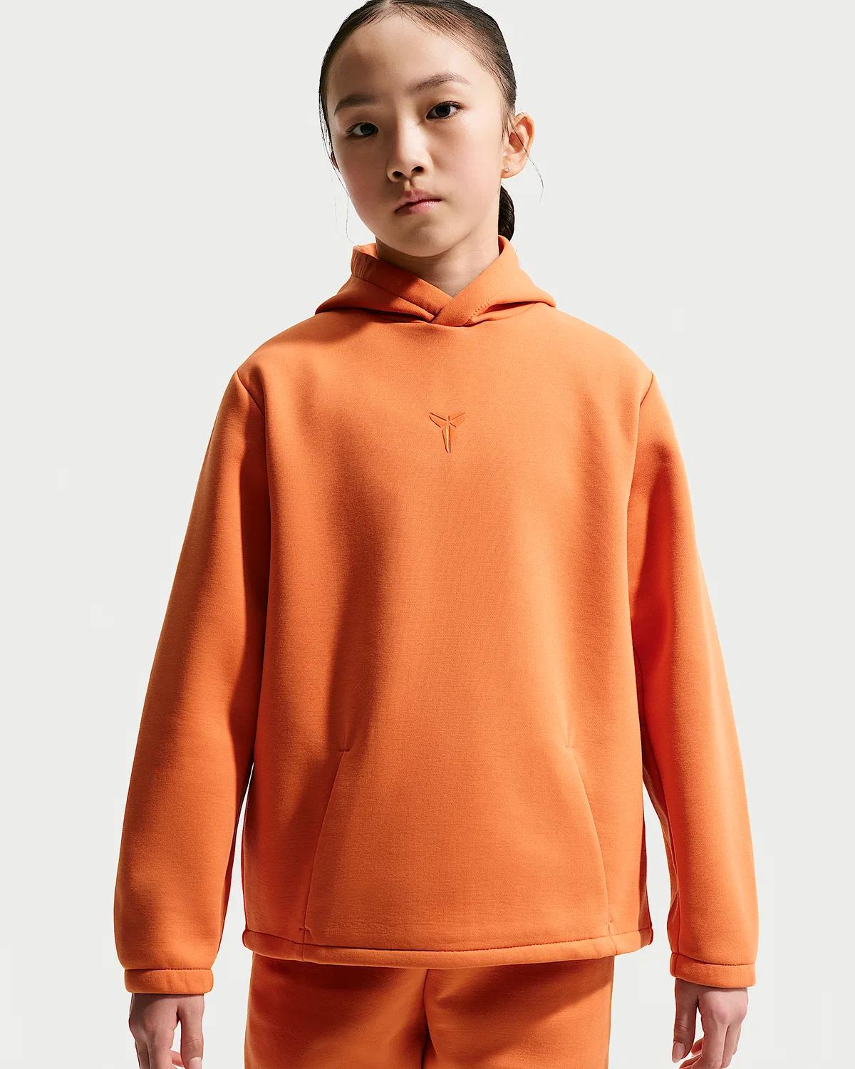 Детская баскетбольная худи Kobe Dri-FIT, Hot Curry/Hot Curry