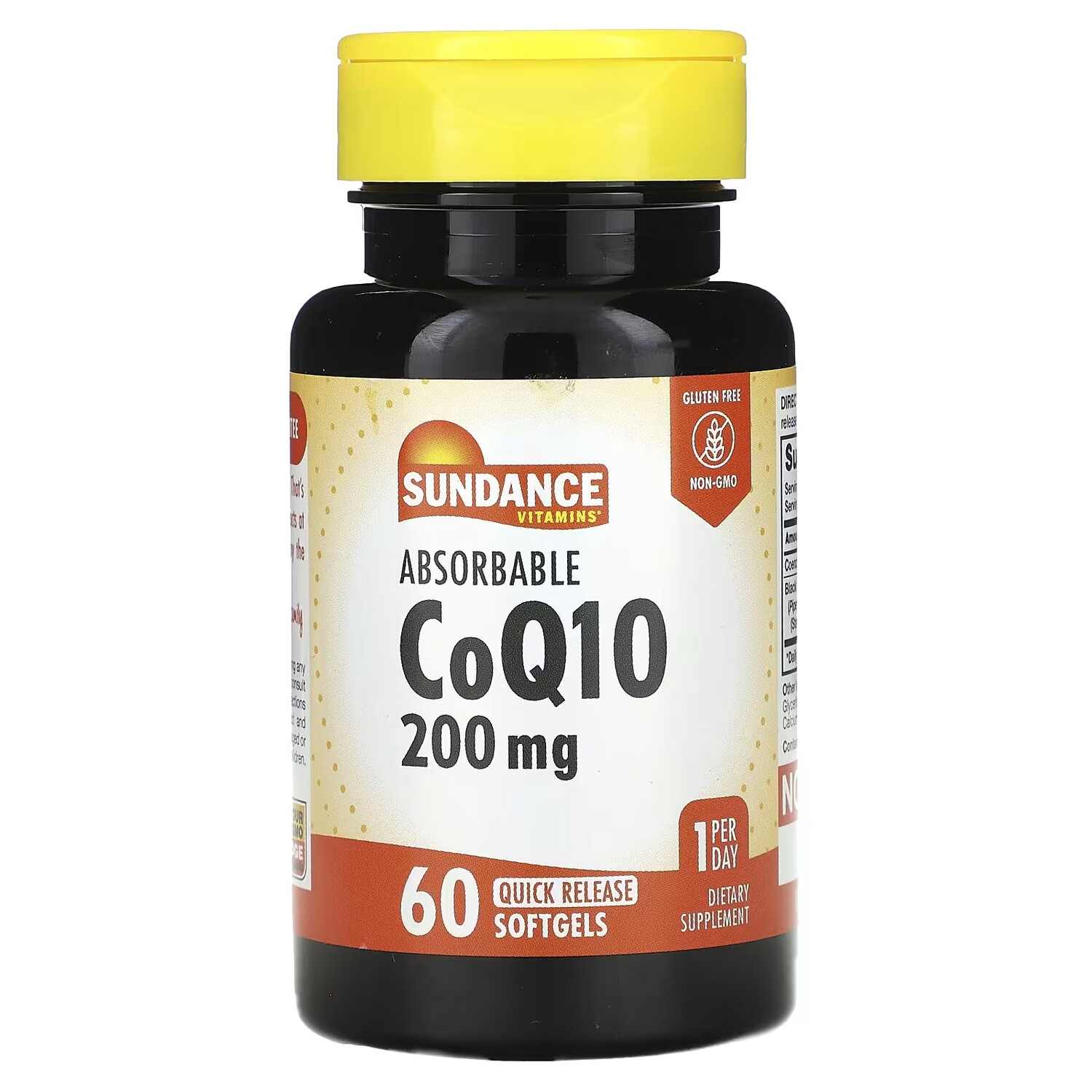 

Добавка Sundance Vitamins CoQ10 200 мг, 60 мягких таблеток