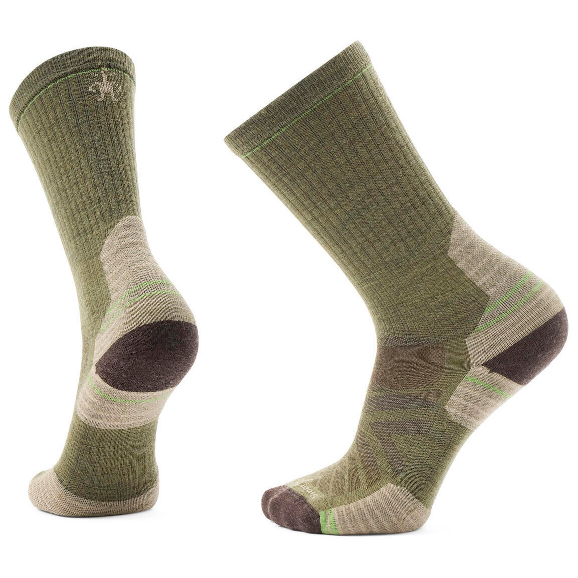 

Походные носки Smartwool Hike Targeted Cushion Crew Socks, цвет Winter Moss