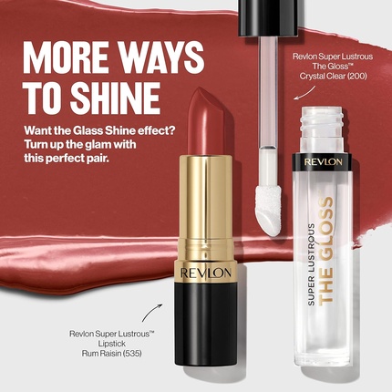 Суперглянцевая помада Glass Shine с алоэ, гиалуроновой кислотой и розовым кварцем Dewy Peach 019 Revlon — фото 2
