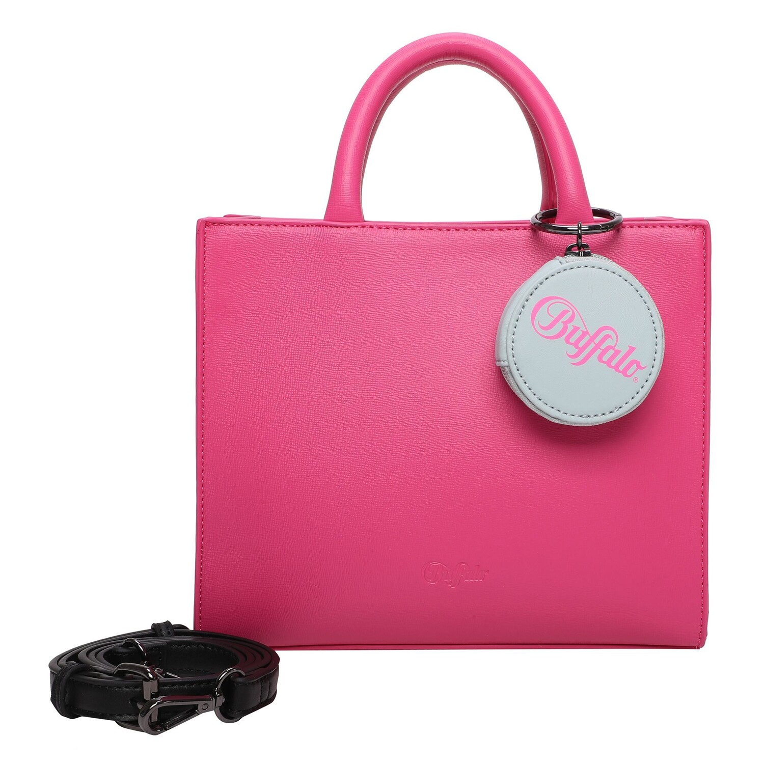 

Сумка Buffalo Big Boxy Handtasche 26 cm, цвет structure pink