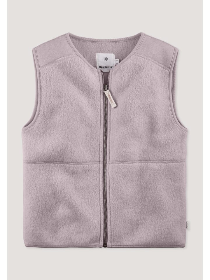 

Hessnatur Флисовый жилет матового розового цвета