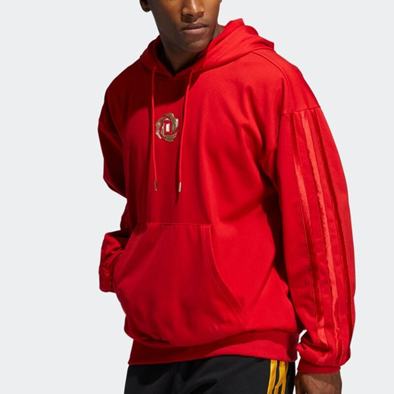 CNY Collection Толстовка мужская алая Adidas, цвет Scarlet — фото 3