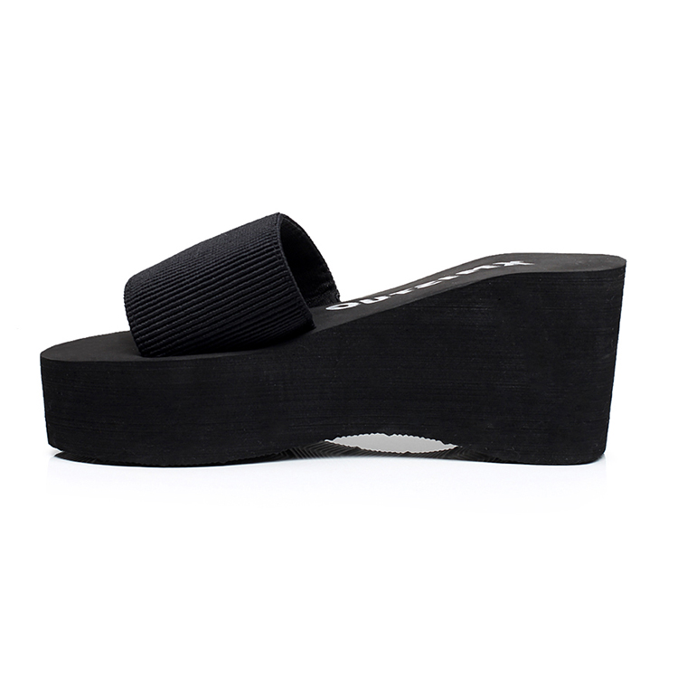 

Шлепанцы женские Xmistuo, цвет 7046 Black [3cm Low Heel]