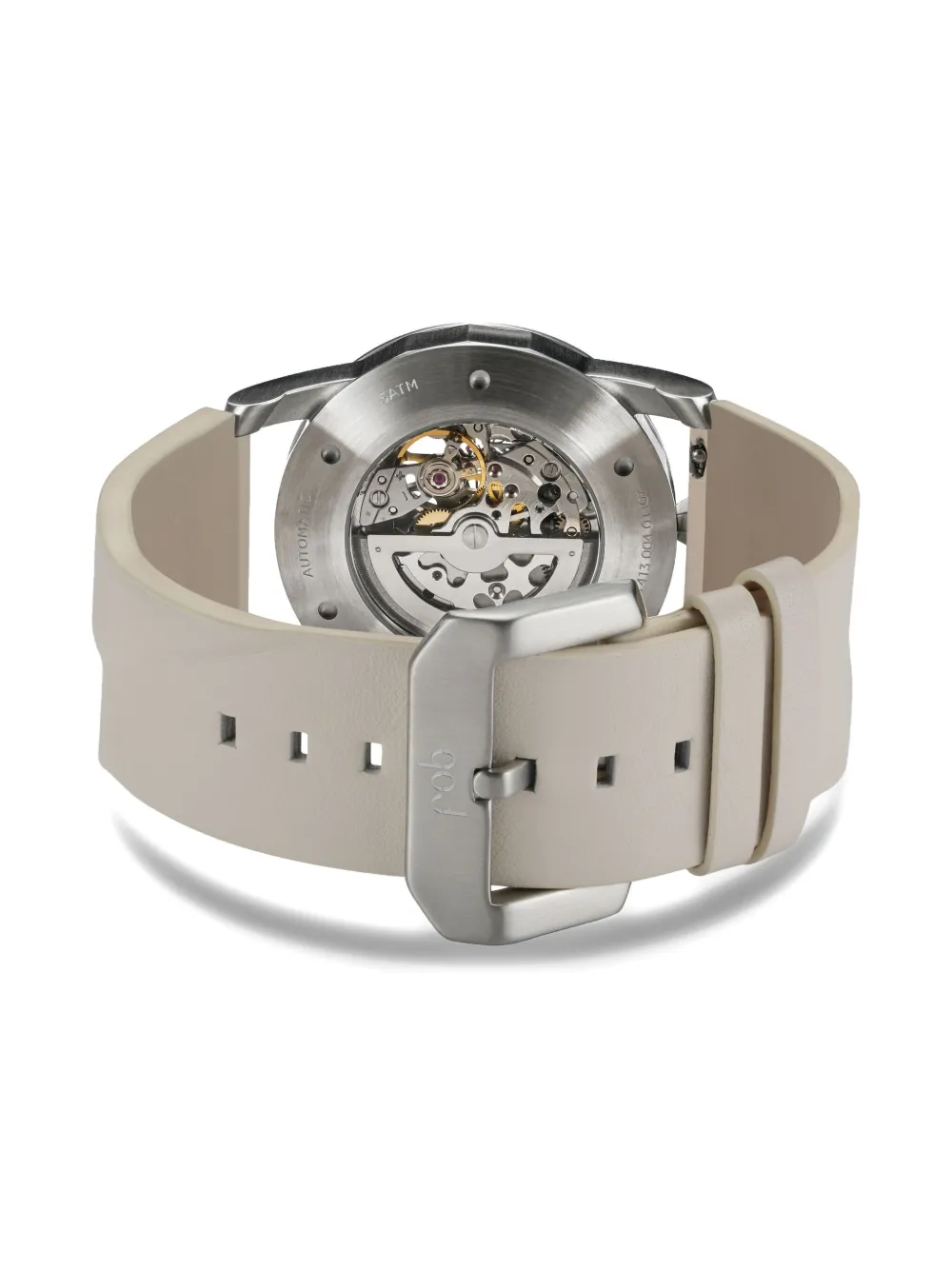 

Часы Oblivion leather automatic 40mm Fob Paris, серебряный