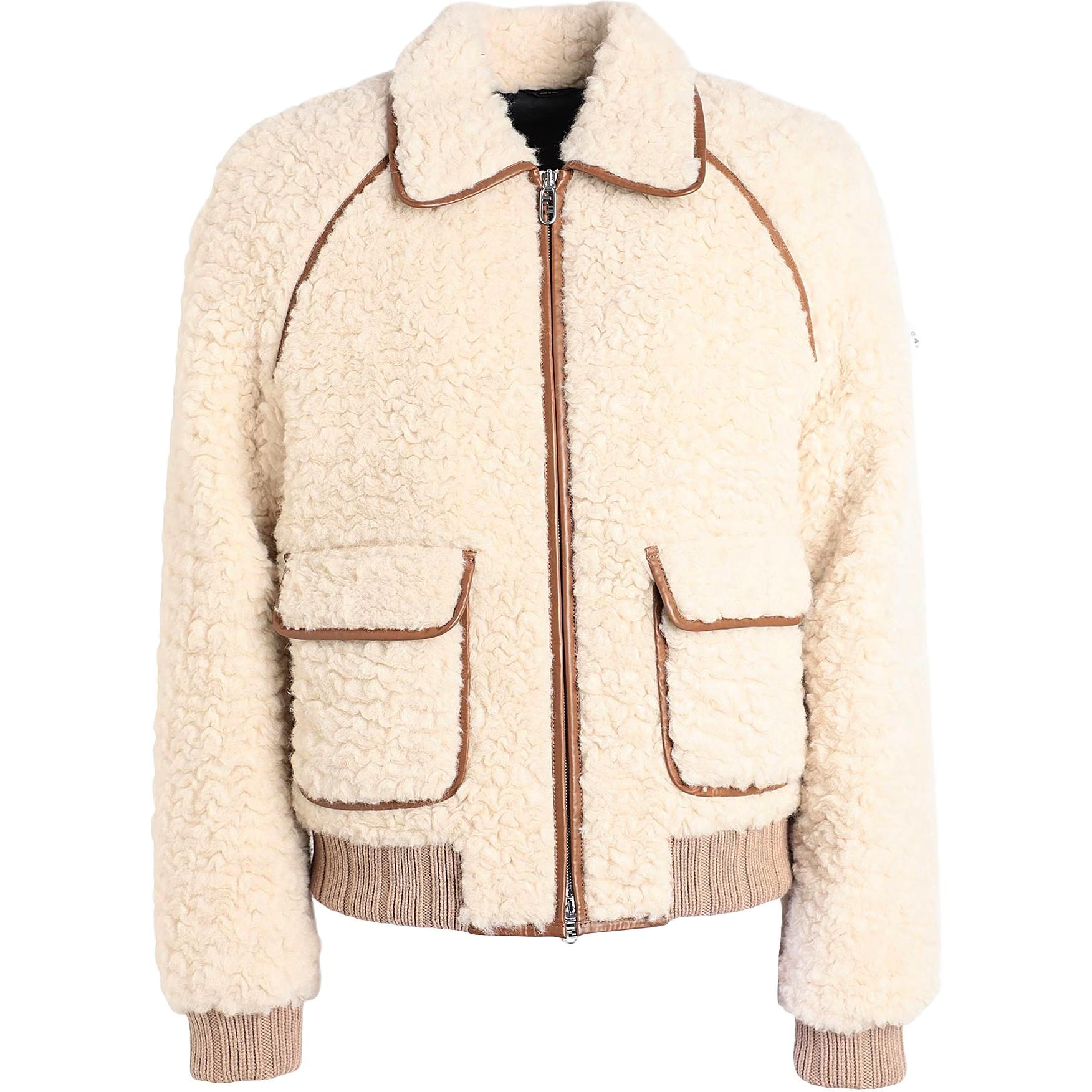 

Двусторонняя куртка на молнии FENDI, экрю, Бежевый, Двусторонняя куртка на молнии FENDI, экрю