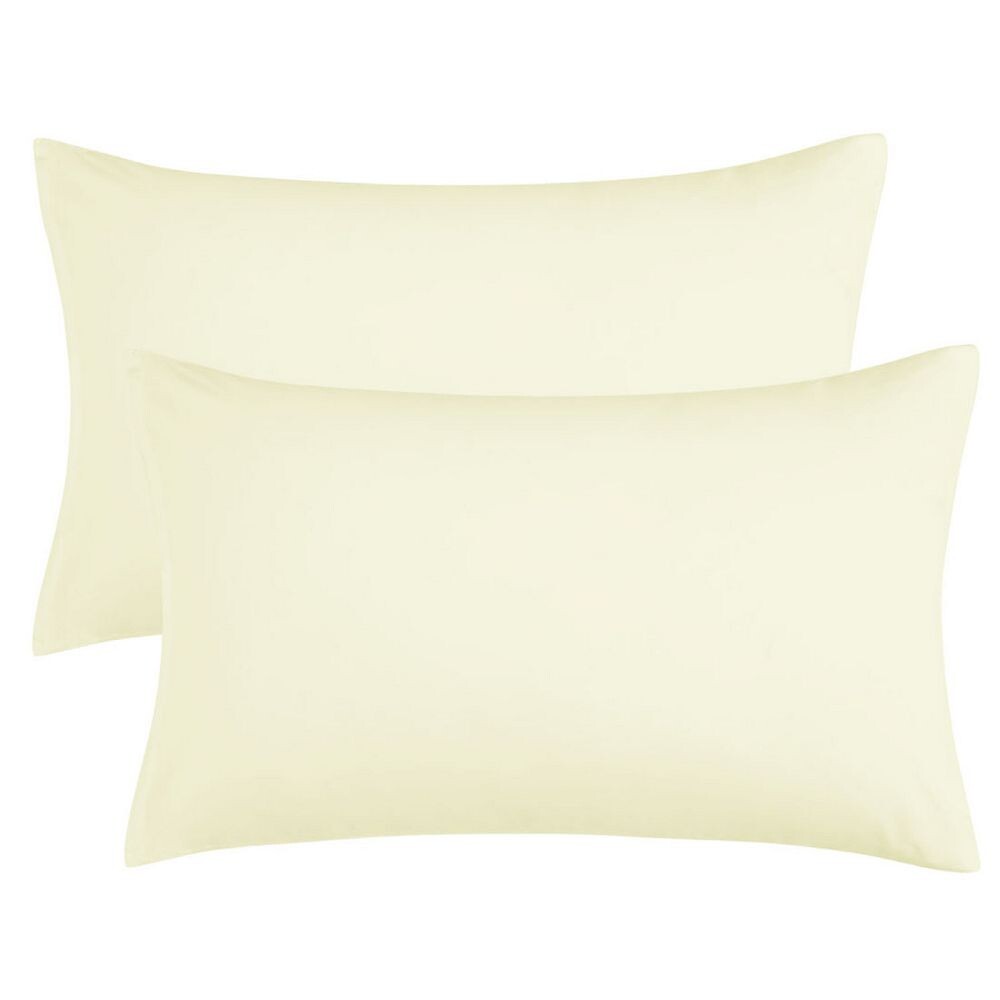 

Набор из 2 наволочек из мягкой микрофибры на молнии (стандартные 20 x 26 дюймов) PiccoCasa, цвет Pearl White