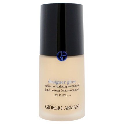 Дизайнерская тональная основа Glow Radiant Revitalizing Foundation SPF 15 PA Plus 1.5 от for Women 1 унция Giorgio Armani — фото 2