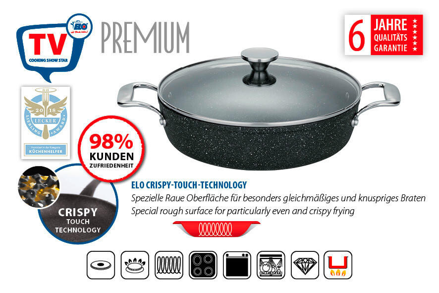 

Сервиночная продукция granit professional Elo, черный